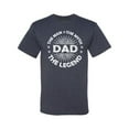 thumbnail image 2 of Wild Bobby,Dad Man Myth Legend Funny Dad Uncle Papa Granpa Dad Gift, Father's Day, Men Graphic Tees, Vintage Heather Navy, Large, 2 of 3