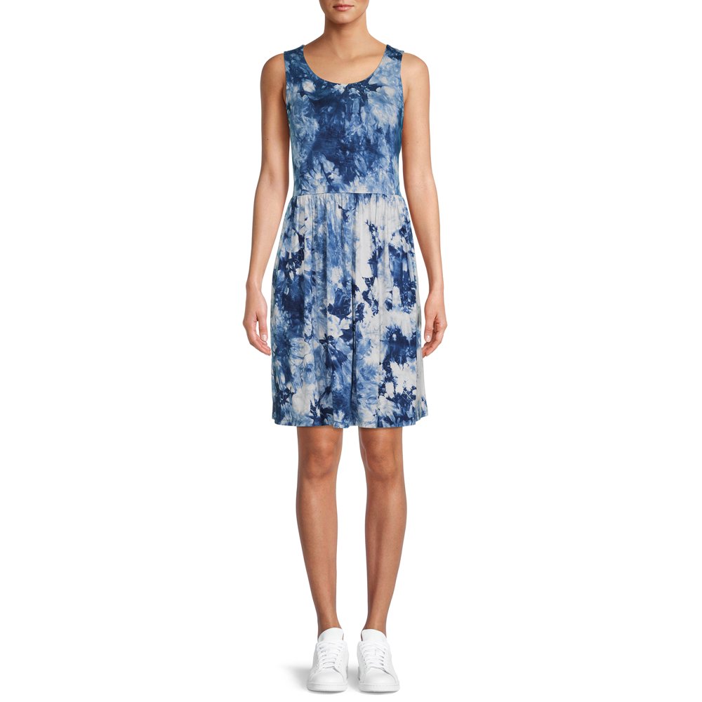 Como Blu Como Blu Women's Sleeveless Printed Knit Dress