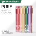 thumbnail image 2 of Bolígrafos de gel Kaco PURE de 20 colores, tinta surtida de 0,7 mm, punta mediana, 2 of 7