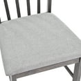 thumbnail image 5 of Duhome Dining Set 5-Piece Dining Room Set, 1 Farmhouse Wood Dining Table with 4 Fabric Chairs Set for Living Room, Grey, 5 of 9