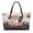 Cat Rose, variant on ZUXONGSY Leather Sunflower Sloth Print Tote Bag for Women Pu Leather Handle Handbag Waterproof Satchel Handbags with Inner Pocket for Travel Vacation