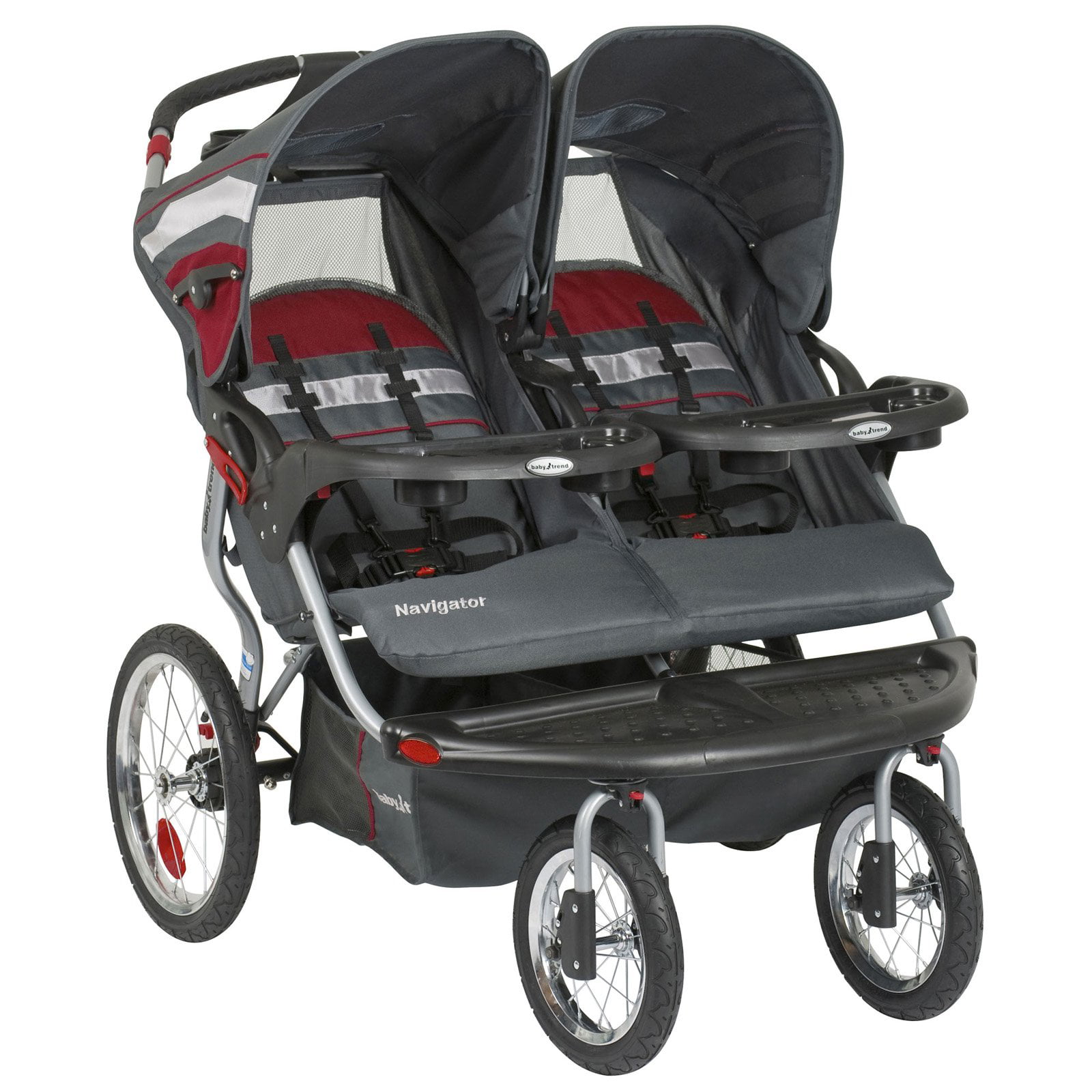 one step ahead double jogging stroller