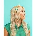 thumbnail image 6 of Goody Tru X Reyna Noriega Collab Ouchless® Printed Fabric Knot Headband Teal, 1 CT, 6 of 6