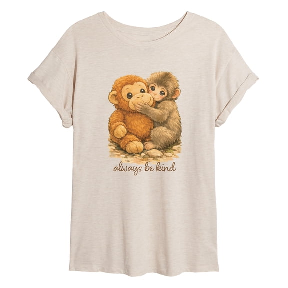 Instant Message - Painterly Punch the Monkey Relaxed Fit T-Shirt