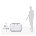 thumbnail image 4 of Whitmor Pop & Fold, clasificador de ropa Paloma Grey, 4 of 5