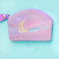 thumbnail image 3 of Gypsophila Cartoon Pattern Small Wallet Pouch Coin Purse Coin Pouch Clutch for Young Girls,Style 1, 3 of 7