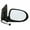 Passenger Side, variant on For Dodge Caliber 2007 2008 2009 Door Mirror Passenger Side | Power | Non-Heated | Non-Folding | Textured | Replacement For 334-5421R3EF, 5115038AC | CH1321265