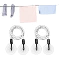 thumbnail image 6 of 2 Pieces Travel Clothesline Laundry Drying Rope Washing for Boat, 6 of 8
