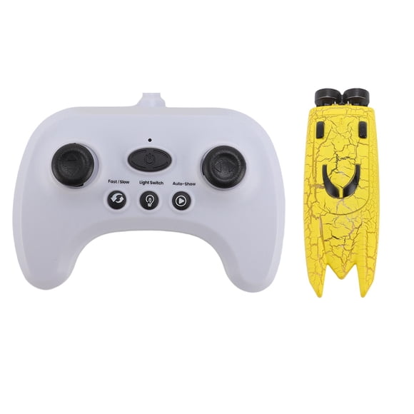 Lancha Rápida De Control Remoto, Mini Barco De Control Remoto Con Luz Estable 2.4G 2 Velocidades Ajustable Rotación De 360 Para Piscina