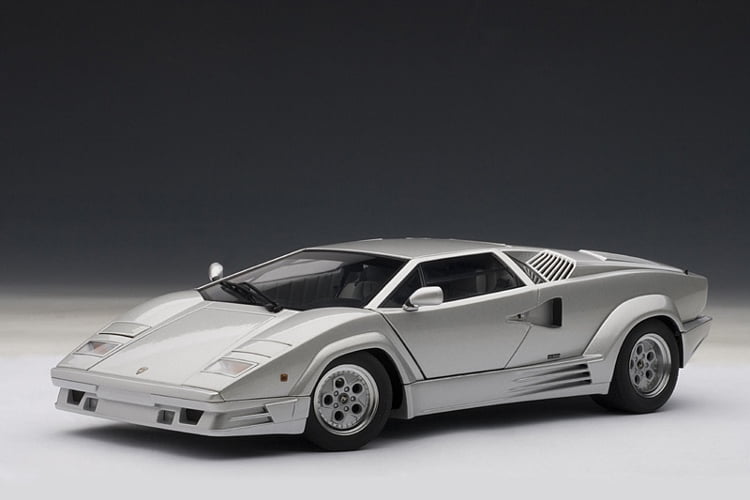 AUTOart Lamborghini Countach 25th Anniversary Edition Silver for sale online