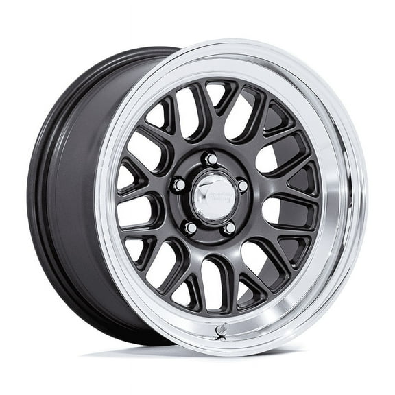 17X8 American Racing Vintage VN516 G-Force Anthracite 5x120.65 ET0 Wheel Rim