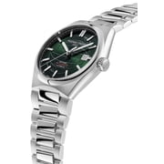 Frederique Constant Highlife COSC Automatic Stainless Steel Green Dial Interchangeable Green Rubber Strap Date Mens Watch FC-303G3NH6B