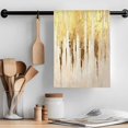 thumbnail image 2 of Abstract Gold Kitchen Towel Dish Cloths Set of 4, Microfiber Soft Kitchen Hand Towels, Modern Brush Luxury Strokes Artwork Absorbent Quick Drying Dishcloths 18 x 28 Inches, 2 of 8