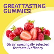 Culturelle Probiotics Digestive and Immune Support Daily Gummies Supplement, Prebiotic + Probiotics for Adults, Mixed Berry Flavor, 52 Count