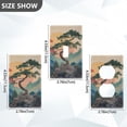 thumbnail image 7 of Yayeee Blank Wall Plate Cover 1-Gang 4.5"x2.7" Home Unused Decorative Outlet, Pine Tree at Dawn, 7 of 7