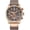 Rose Gray, variant on Mens Sport Military Analog Quartz Watch Chronograph Classic Casual Business Dress Waterproof Watch Multifunctional Wristwatch with Leather Strap