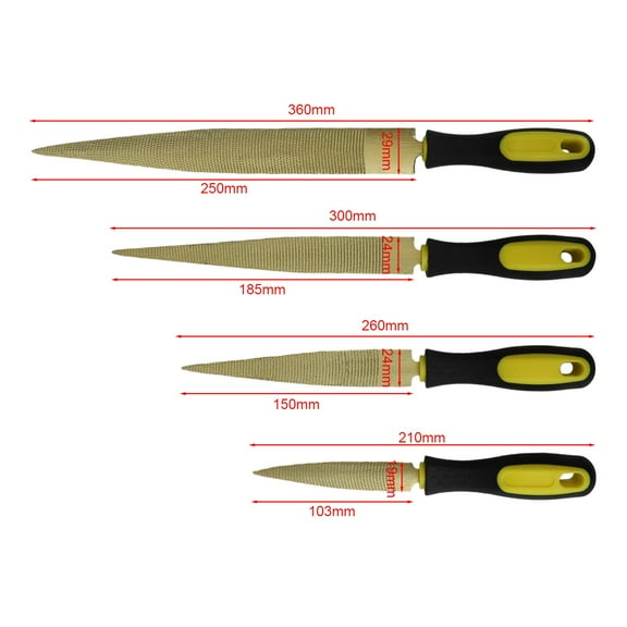 DIY Woodworking Rasps Kit Woodworking Tool Half-Round File Woodworking Tools 10 Inch Wood File 6 Inch Wood File