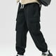 thumbnail image 5 of Pantalones largos para hombre, estilo casual, con cintura elástica y bolsillos, a la moda para exteriores, 5 of 8