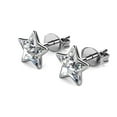 thumbnail image 6 of Cate & Chloe Lealani 18k White Gold Plated Dainty Stud Earrings for Women with Swarovski Crystals, 6 of 7