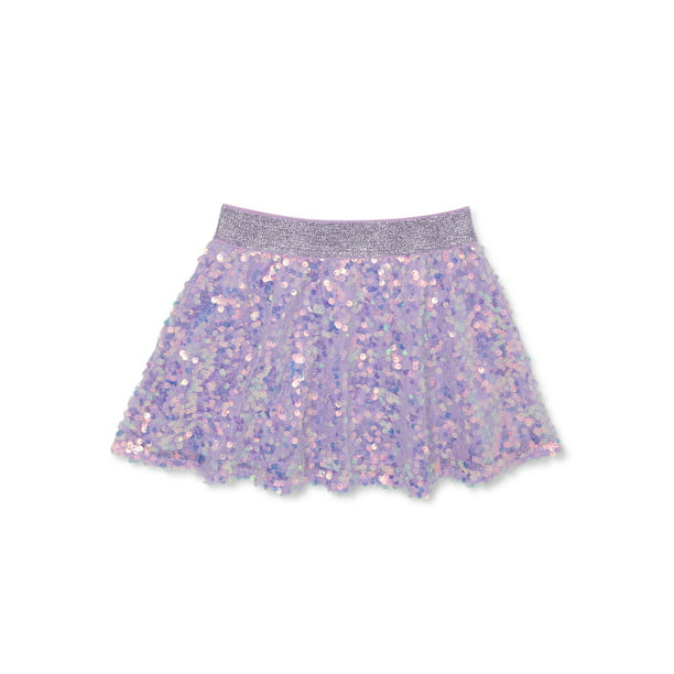 365 Kids from Garanimals Girls Sequin Skirt, Sizes 4-10 - Walmart.com