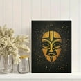 thumbnail image 2 of Gold Mask Canvas Art Print， Suitable for Living Room， Bedroom， Office， Hallway， and Dining Room Decoration., 2 of 8