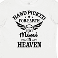 thumbnail image 4 of Inktastic Handpicked for Earth By My Mimi in Heaven with Angel Wings Boys or Girls Toddler T-Shirt, 4 of 5