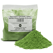Naturejam Organic Barley Grass Powder 8 Ounce-for Daily Smoothies Latte and Baking-Coffee Substitute