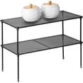thumbnail image 1 of Organizador de estantes para armario de cocina, paquete de 2, organizador de armario de encimera expandible y apilable, estante de almacenamiento para baño, cocina, lavadero, 1 of 6