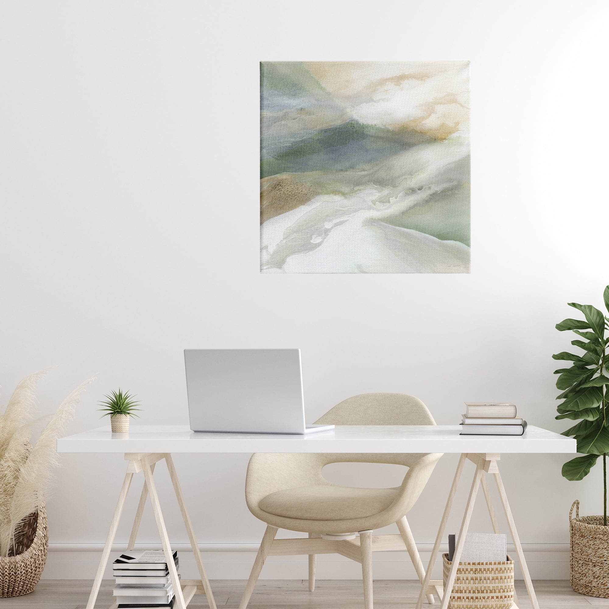Stupell Industries Serene Mist Over Rolling Fields Canvas Wall Art, design by Carol Robinson