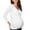 White, variant on Sodopo Breastfeeding Shirts Women Pregnant Nusring V-Neck Long Sleeve Tops Solid Ruffle Blouse Top