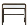 thumbnail image 4 of Walker Edison Contemporary Twin Loft Wooden Bed with Ladder, Walnut, 4 of 11