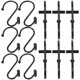thumbnail image 1 of 12 ganchos para cortinas de metal, de acero inoxidable., 1 of 5