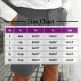 thumbnail image 3 of Mens Shorts Zipper Button Pocket Knee Length Casual Work Pants Short Pants, 3 of 6
