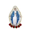 thumbnail image 1 of Embroidered Virgin Mary Applique Patch Gold Metallic Santa Maria Motif (No Letters), 1 of 1