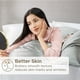 thumbnail image 4 of Juego de fundas de almohada Bedsure, tamaño king, plata satinada, gris, x2, 4 of 6
