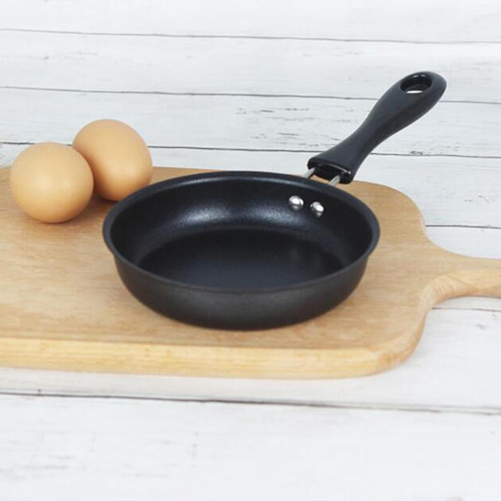 2pcs Non Stick Iron Frying Pan For Cooking Gas & Induction Omelet , Metal