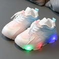 thumbnail image 2 of 2024 New Fashion Light On LED Toddler Shoes 7 Baby Shoes Casual Children Tennis Shoes for Kids Girls Shoes Boy Sandals Soft Glittery High Tops Soled Kids Sport Shoes Girls Tennis Shoes Size 13 Girls, 2 of 5