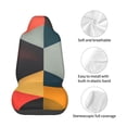 thumbnail image 4 of JUNZAN Geometric Cube Pattern Art Pattern Seat Covers,Universal Fit Sedans,Cars,Vans,SUV,Truck, 4 of 5