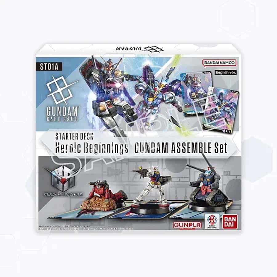 Gundam Card Game Assemble Starter Set - Heroic Beginnings (ST01A