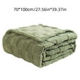 thumbnail image 3 of AZXY 30x40 Blankets for Beds,Fuzzy Throw Blanket,Throw Blankets Under $10 for Adults Kids,Small Fleece Soft Blanket Green, 3 of 5