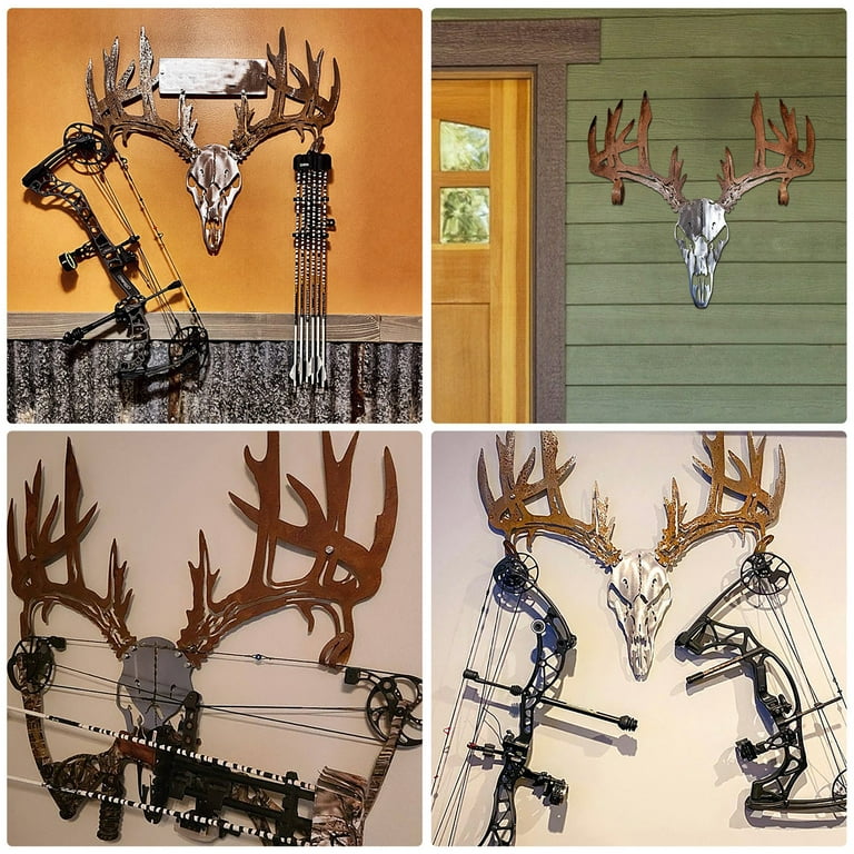 Fdelink Towel Rack Style Decoration Metal Or Bow Deer Composite Hunting Decoration Hangs