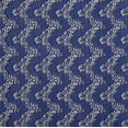 thumbnail image 2 of Zelouf Vibrant Two Tone Corded Lace  , Sewing, DIY, Crafts Fabric by the Yard, Navy Combo, 7 Yard, 2 of 2