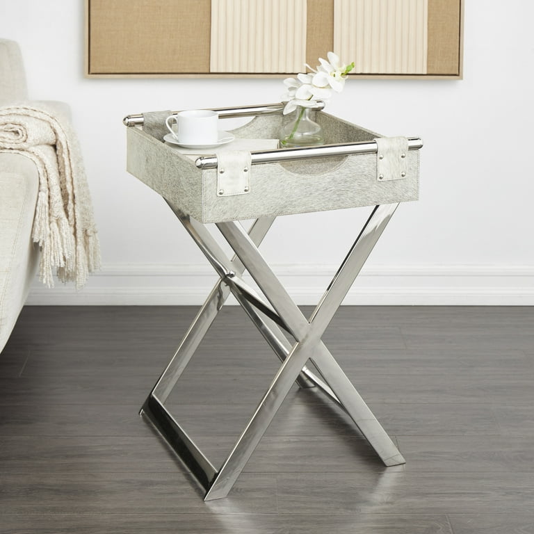 Leather tray table discount