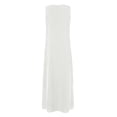 thumbnail image 5 of SMihono Robe Maxi Bohème d'Été pour Femmes Grande Taille Mode pour Femmes Aguichant Vintage à Col en V Sans Manches avec Poche Imprimée Robe de Plage pour Fête Robe Évasée de Plage, 5 of 5