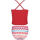 thumbnail image 2 of Niña Trajes De Baño De Impresión Floral con Volantes De Cintura Baja Amarilla 6 Años Amarilla 6 Años Xishao ropa, 2 of 2