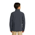 thumbnail image 3 of Port Authority Y317 Youth Core Soft Shell Jacket , Battleship Grey, L, 3 of 3