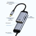 thumbnail image 4 of Adaptateur USB C vers VGA, Plug and Play Multiples Ports USB C 3840X2160 Résolution Charge Rapide pour Téléphone pour PC, 4 of 8