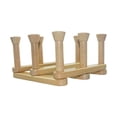 thumbnail image 2 of PPgejGEK Foldable and Detachable Wooden Cup Drained Storage Rack Suitable for Kitchen Restaurant Rack Drained Rack Holiday Savings, 2 of 6