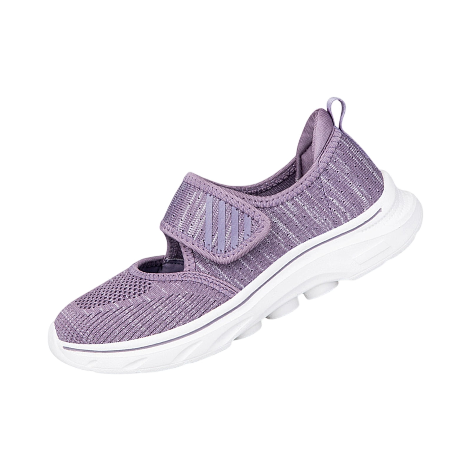 Lightweight Athletic Sport Walking Shoes for Women's Woven Breathable Soft Sole Shoes Orthopedic Shoes Outdoor Hiking Mesh Up Knit Stretch Slip on Casual Orthopedic Sneakers for Women