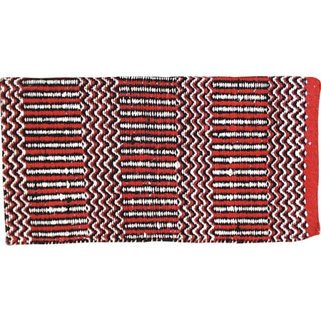 - Mayatex Ramrod Doubleweave Saddle Blanket, Red/Black/Cream, 32 x 64-Inch